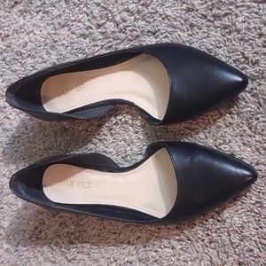 Nine West black flats